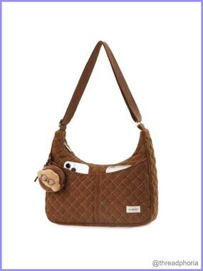 Quilted Hobo Shoulder Bag Adjustable Crossbody Purse